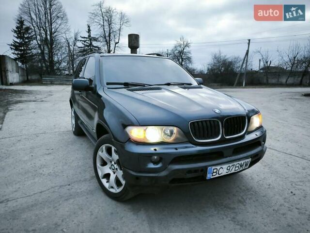 Синий БМВ Х5, объемом двигателя 3 л и пробегом 420 тыс. км за 5100 $, фото 8 на Automoto.ua