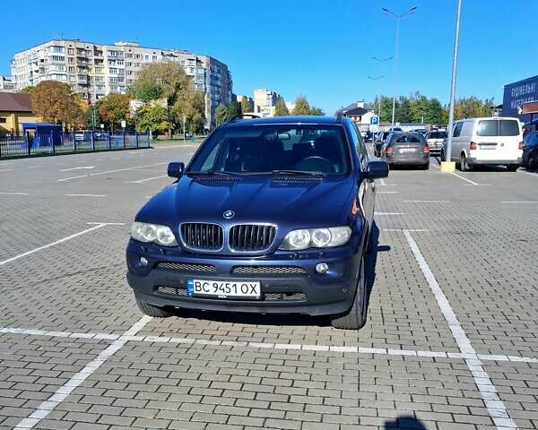 Синий БМВ Х5, объемом двигателя 2.99 л и пробегом 360 тыс. км за 10700 $, фото 2 на Automoto.ua