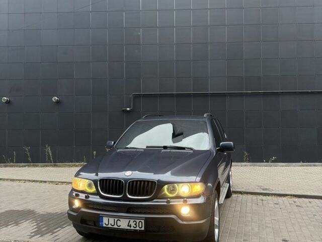 Синий БМВ Х5, объемом двигателя 3 л и пробегом 300 тыс. км за 5500 $, фото 7 на Automoto.ua