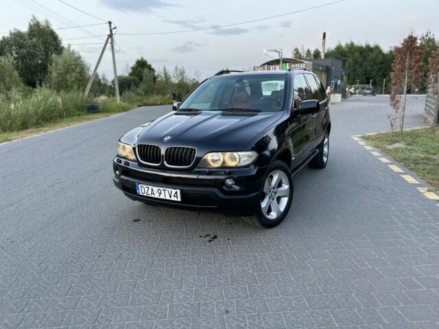 Синий БМВ Х5, объемом двигателя 3 л и пробегом 350 тыс. км за 7400 $, фото 1 на Automoto.ua