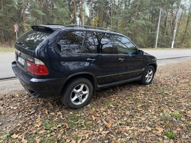 Синий БМВ Х5, объемом двигателя 3 л и пробегом 230 тыс. км за 4600 $, фото 1 на Automoto.ua