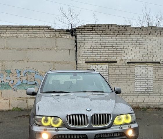Синий БМВ Х5, объемом двигателя 3 л и пробегом 300 тыс. км за 6200 $, фото 1 на Automoto.ua