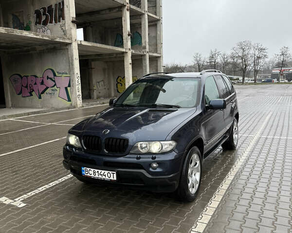 Синий БМВ Х5, объемом двигателя 2.99 л и пробегом 293 тыс. км за 11500 $, фото 1 на Automoto.ua