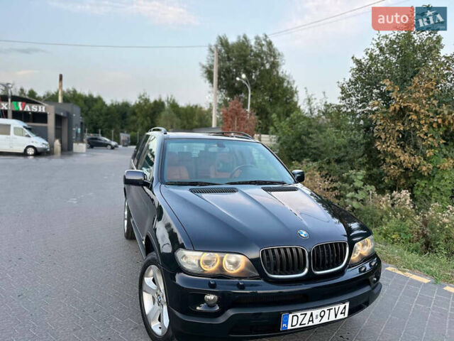 Синий БМВ Х5, объемом двигателя 3 л и пробегом 350 тыс. км за 7400 $, фото 2 на Automoto.ua