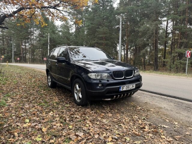 Синий БМВ Х5, объемом двигателя 3 л и пробегом 230 тыс. км за 4600 $, фото 2 на Automoto.ua