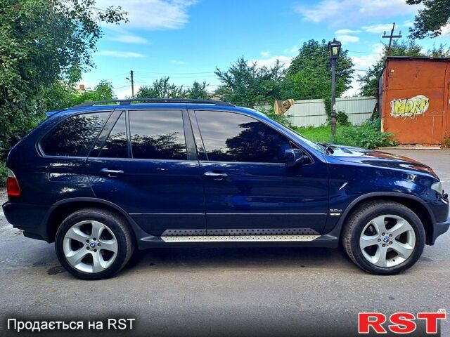 Синий БМВ Х5, объемом двигателя 3 л и пробегом 343 тыс. км за 12300 $, фото 6 на Automoto.ua