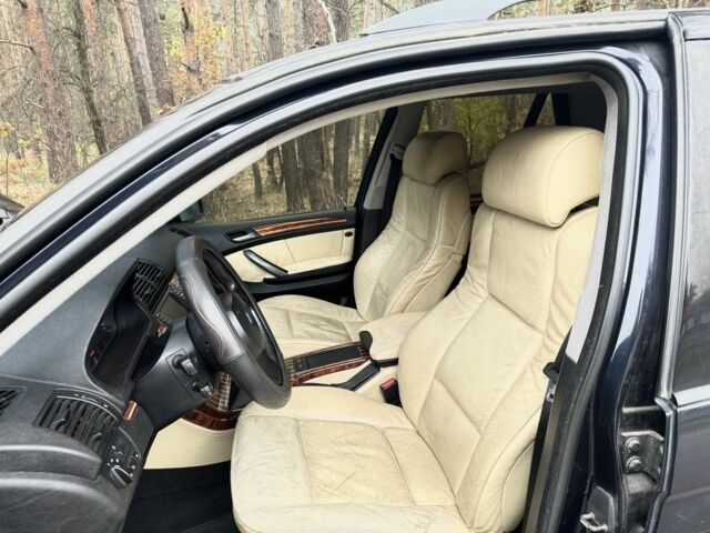 Синий БМВ Х5, объемом двигателя 3 л и пробегом 230 тыс. км за 4600 $, фото 5 на Automoto.ua