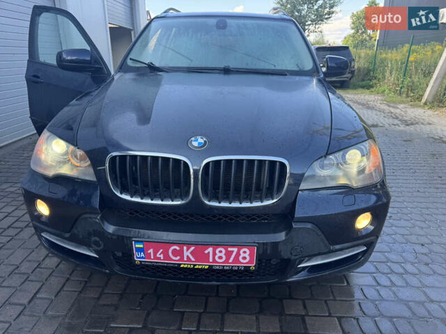 Синий БМВ Х5, объемом двигателя 3 л и пробегом 275 тыс. км за 7950 $, фото 1 на Automoto.ua