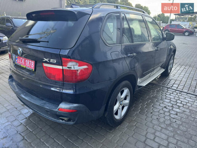 Синий БМВ Х5, объемом двигателя 3 л и пробегом 275 тыс. км за 7950 $, фото 10 на Automoto.ua