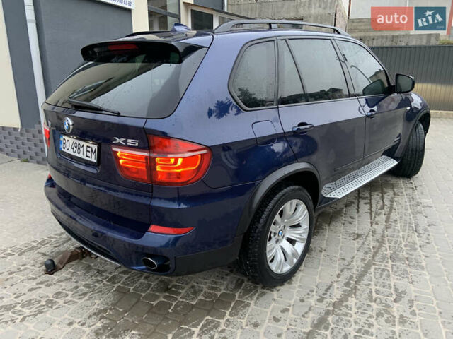 Синий БМВ Х5, объемом двигателя 3 л и пробегом 230 тыс. км за 17700 $, фото 1 на Automoto.ua