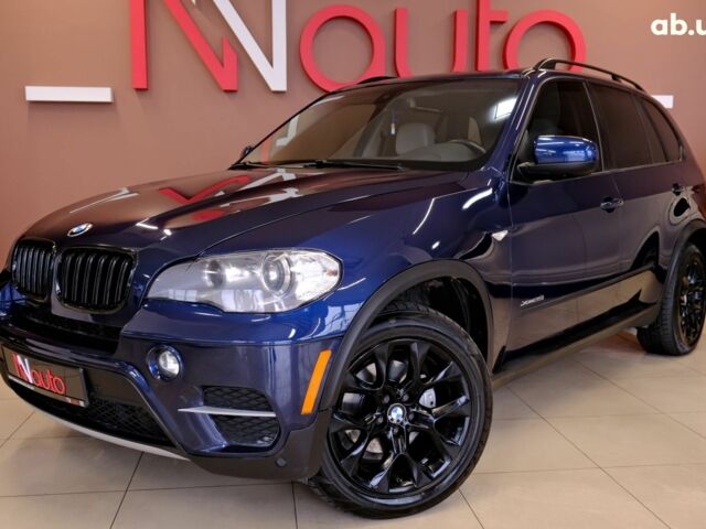 Синий БМВ Х5, объемом двигателя 3 л и пробегом 190 тыс. км за 12900 $, фото 1 на Automoto.ua
