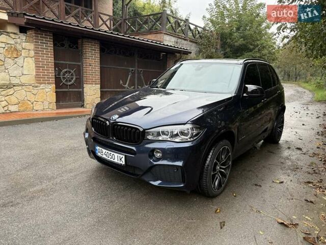 Синий БМВ Х5, объемом двигателя 3 л и пробегом 128 тыс. км за 37000 $, фото 1 на Automoto.ua