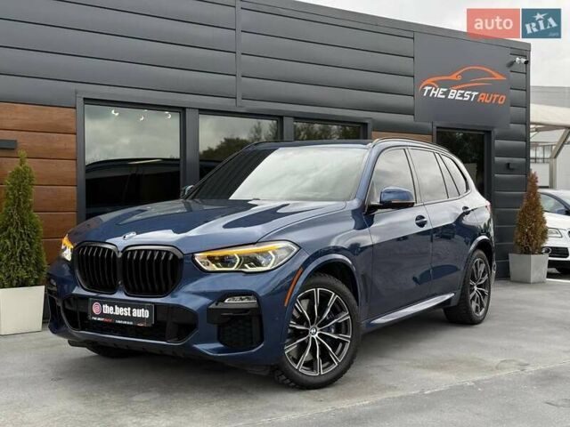 Синий БМВ Х5, объемом двигателя 3 л и пробегом 122 тыс. км за 46999 $, фото 1 на Automoto.ua