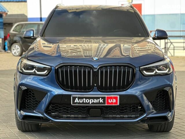 Синій БМВ Х5, об'ємом двигуна 3 л та пробігом 121 тис. км за 48490 $, фото 1 на Automoto.ua