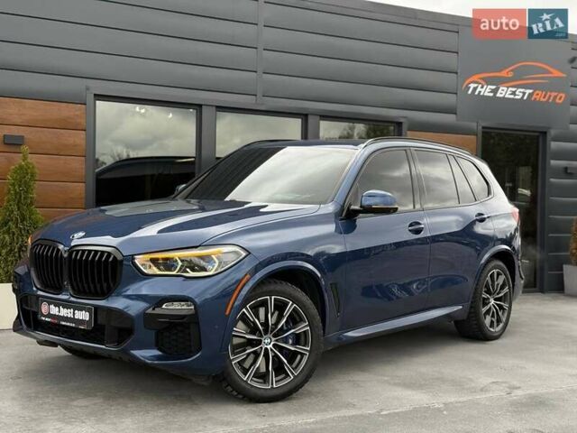 Синий БМВ Х5, объемом двигателя 3 л и пробегом 122 тыс. км за 46999 $, фото 2 на Automoto.ua