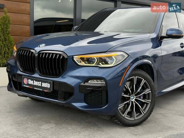 Синий БМВ Х5, объемом двигателя 3 л и пробегом 122 тыс. км за 46999 $, фото 3 на Automoto.ua