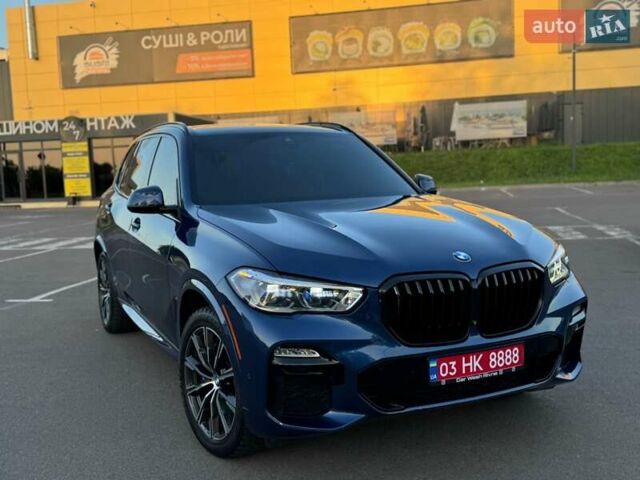 Синий БМВ Х5, объемом двигателя 3 л и пробегом 120 тыс. км за 46950 $, фото 3 на Automoto.ua