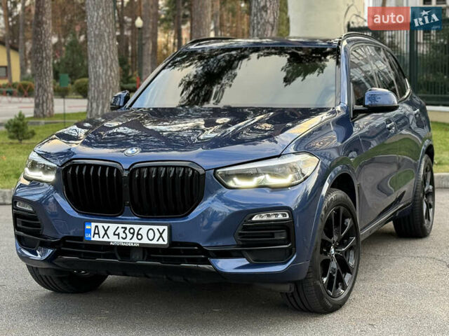 Синій БМВ Х5, об'ємом двигуна 3 л та пробігом 92 тис. км за 45999 $, фото 3 на Automoto.ua