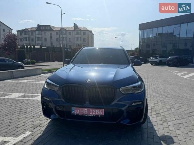 Синий БМВ Х5, объемом двигателя 3 л и пробегом 110 тыс. км за 50500 $, фото 1 на Automoto.ua