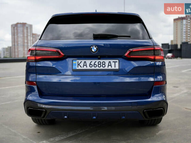 Синий БМВ Х5, объемом двигателя 3 л и пробегом 68 тыс. км за 57400 $, фото 3 на Automoto.ua