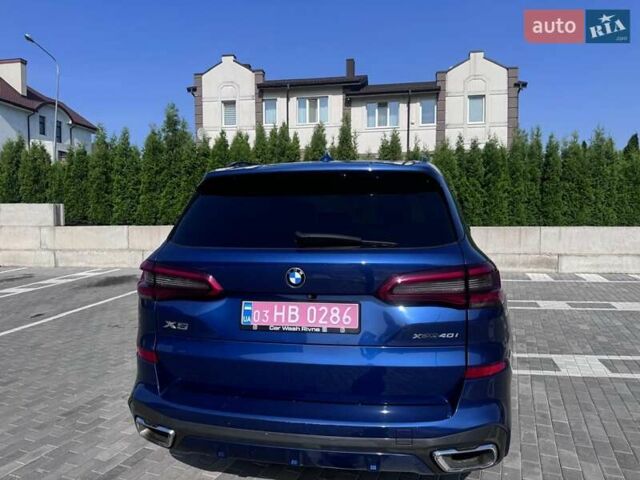 Синий БМВ Х5, объемом двигателя 3 л и пробегом 110 тыс. км за 50500 $, фото 5 на Automoto.ua