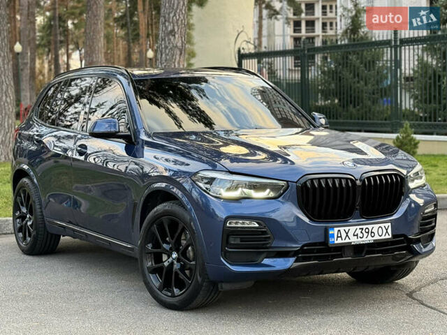 Синій БМВ Х5, об'ємом двигуна 3 л та пробігом 92 тис. км за 45999 $, фото 5 на Automoto.ua