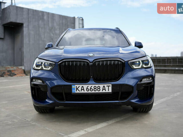 Синий БМВ Х5, объемом двигателя 3 л и пробегом 68 тыс. км за 57400 $, фото 7 на Automoto.ua
