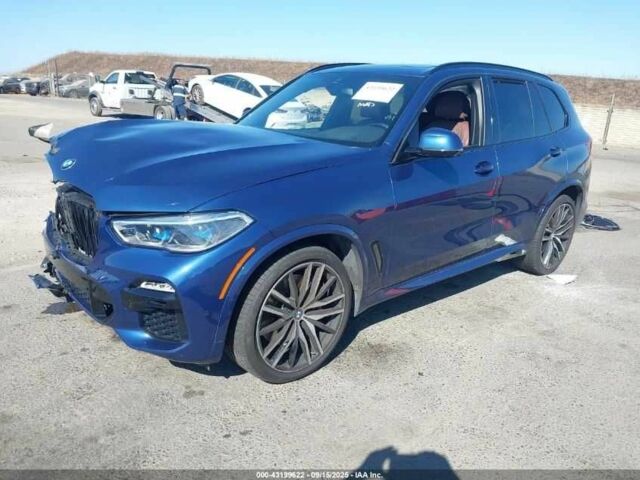 Синий БМВ Х5, объемом двигателя 3 л и пробегом 50 тыс. км за 23914 $, фото 1 на Automoto.ua