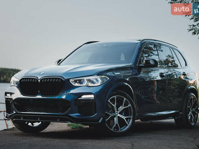 Синий БМВ Х5, объемом двигателя 3 л и пробегом 126 тыс. км за 52500 $, фото 1 на Automoto.ua