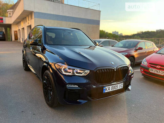 Синий БМВ Х5, объемом двигателя 3 л и пробегом 41 тыс. км за 69500 $, фото 2 на Automoto.ua