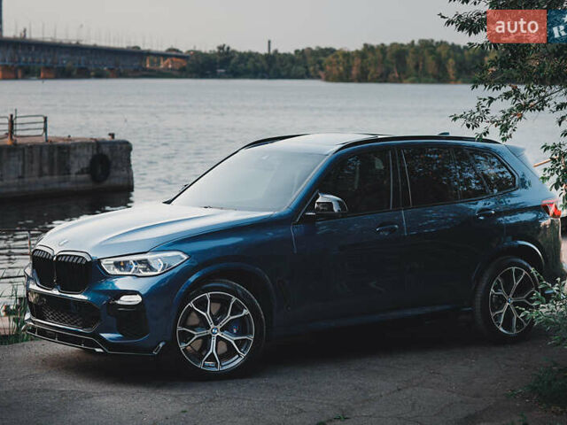 Синий БМВ Х5, объемом двигателя 3 л и пробегом 126 тыс. км за 52500 $, фото 3 на Automoto.ua