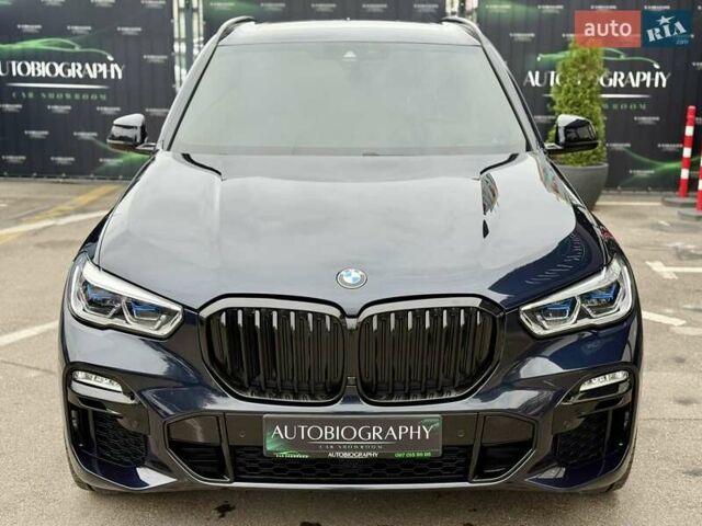 Синий БМВ Х5, объемом двигателя 3 л и пробегом 103 тыс. км за 55900 $, фото 1 на Automoto.ua