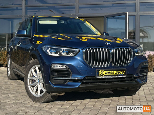 Синий БМВ Х5, объемом двигателя 3 л и пробегом 110 тыс. км за 56999 $, фото 1 на Automoto.ua