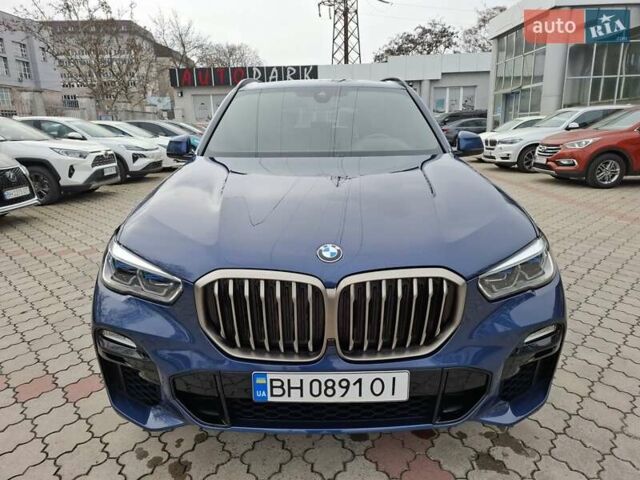 Синий БМВ Х5, объемом двигателя 4.39 л и пробегом 80 тыс. км за 57500 $, фото 1 на Automoto.ua