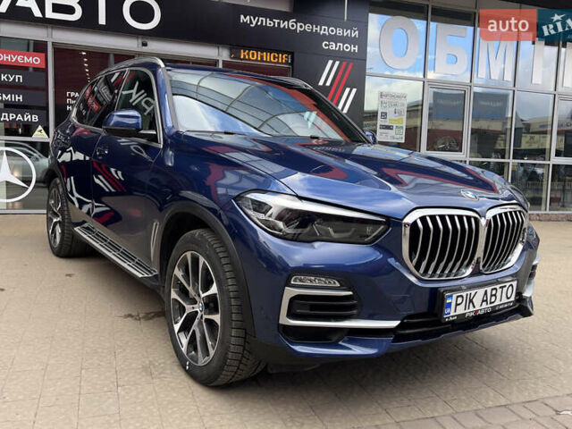 Синий БМВ Х5, объемом двигателя 3 л и пробегом 91 тыс. км за 59900 $, фото 3 на Automoto.ua