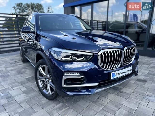 Синий БМВ Х5, объемом двигателя 3 л и пробегом 145 тыс. км за 55900 $, фото 5 на Automoto.ua