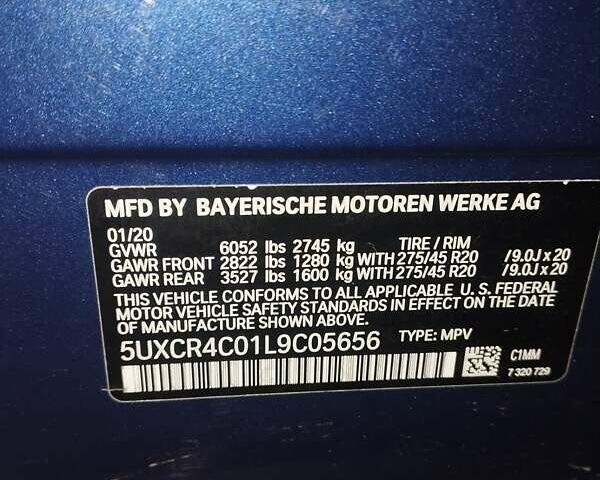 Синий БМВ Х5, объемом двигателя 3 л и пробегом 80 тыс. км за 45000 $, фото 9 на Automoto.ua
