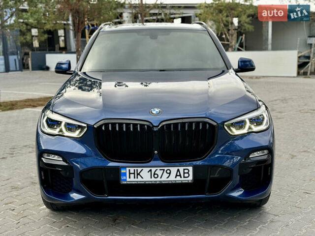 Синий БМВ Х5, объемом двигателя 3 л и пробегом 150 тыс. км за 62500 $, фото 2 на Automoto.ua