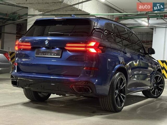 Синий БМВ Х5, объемом двигателя 3 л и пробегом 75 тыс. км за 59500 $, фото 2 на Automoto.ua