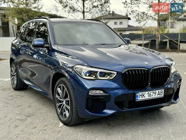 Синий БМВ Х5, объемом двигателя 3 л и пробегом 150 тыс. км за 62500 $, фото 3 на Automoto.ua