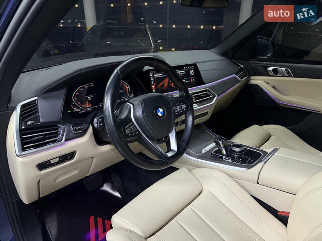 Синий БМВ Х5, объемом двигателя 3 л и пробегом 42 тыс. км за 61500 $, фото 20 на Automoto.ua