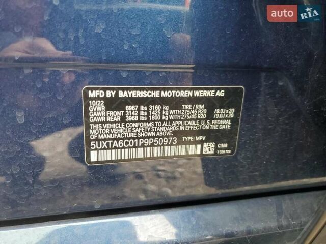 Синий БМВ Х5, объемом двигателя 3 л и пробегом 29 тыс. км за 22000 $, фото 12 на Automoto.ua