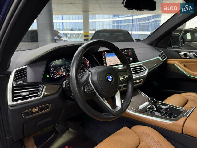 Синий БМВ Х5, объемом двигателя 3 л и пробегом 46 тыс. км за 66500 $, фото 19 на Automoto.ua