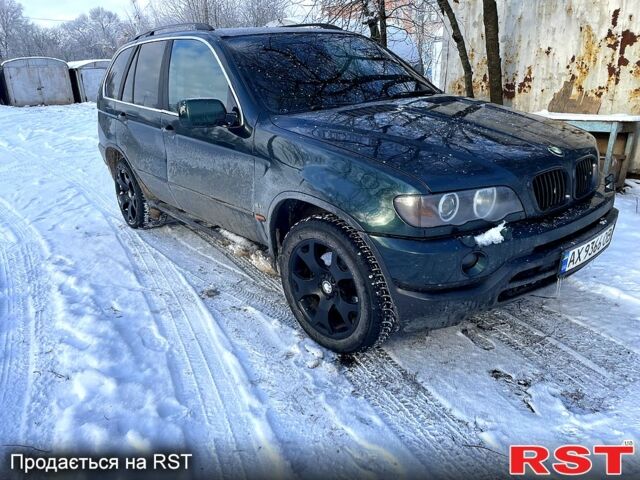 Зеленый БМВ Х5, объемом двигателя 4.4 л и пробегом 250 тыс. км за 8500 $, фото 1 на Automoto.ua