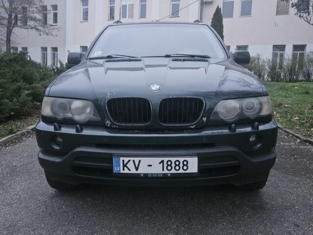 Зеленый БМВ Х5, объемом двигателя 3 л и пробегом 307 тыс. км за 4700 $, фото 1 на Automoto.ua