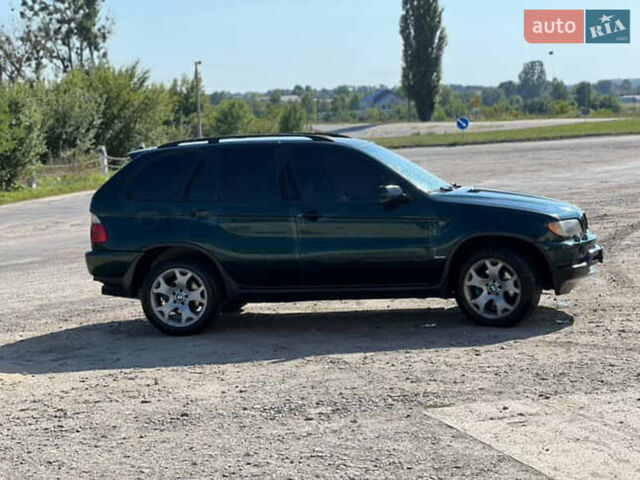 Зеленый БМВ Х5, объемом двигателя 3 л и пробегом 430 тыс. км за 6500 $, фото 2 на Automoto.ua