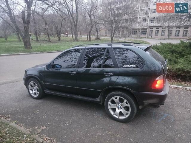 Зеленый БМВ Х5, объемом двигателя 3 л и пробегом 307 тыс. км за 4700 $, фото 4 на Automoto.ua