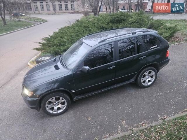 Зеленый БМВ Х5, объемом двигателя 3 л и пробегом 307 тыс. км за 4700 $, фото 3 на Automoto.ua