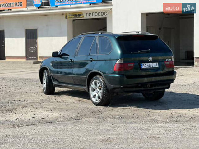 Зеленый БМВ Х5, объемом двигателя 3 л и пробегом 430 тыс. км за 6500 $, фото 6 на Automoto.ua