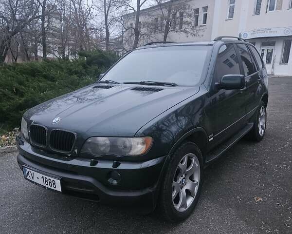 Зеленый БМВ Х5, объемом двигателя 3 л и пробегом 307 тыс. км за 4700 $, фото 1 на Automoto.ua